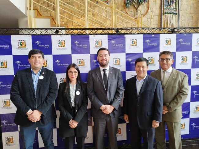Julio Troncos, director país de M&R Chile, presente en el acto de lanzamiento del proyecto.